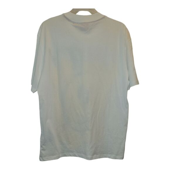 HUGO BOSS UNITY COTTON-JERSEY T-SHIRT WITH DOODLE MOTIFS LARGE NWT - Picture 9 of 9